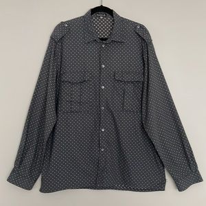 Hannes B. Button-Down Shirt Made in Switzerland Mens Size L